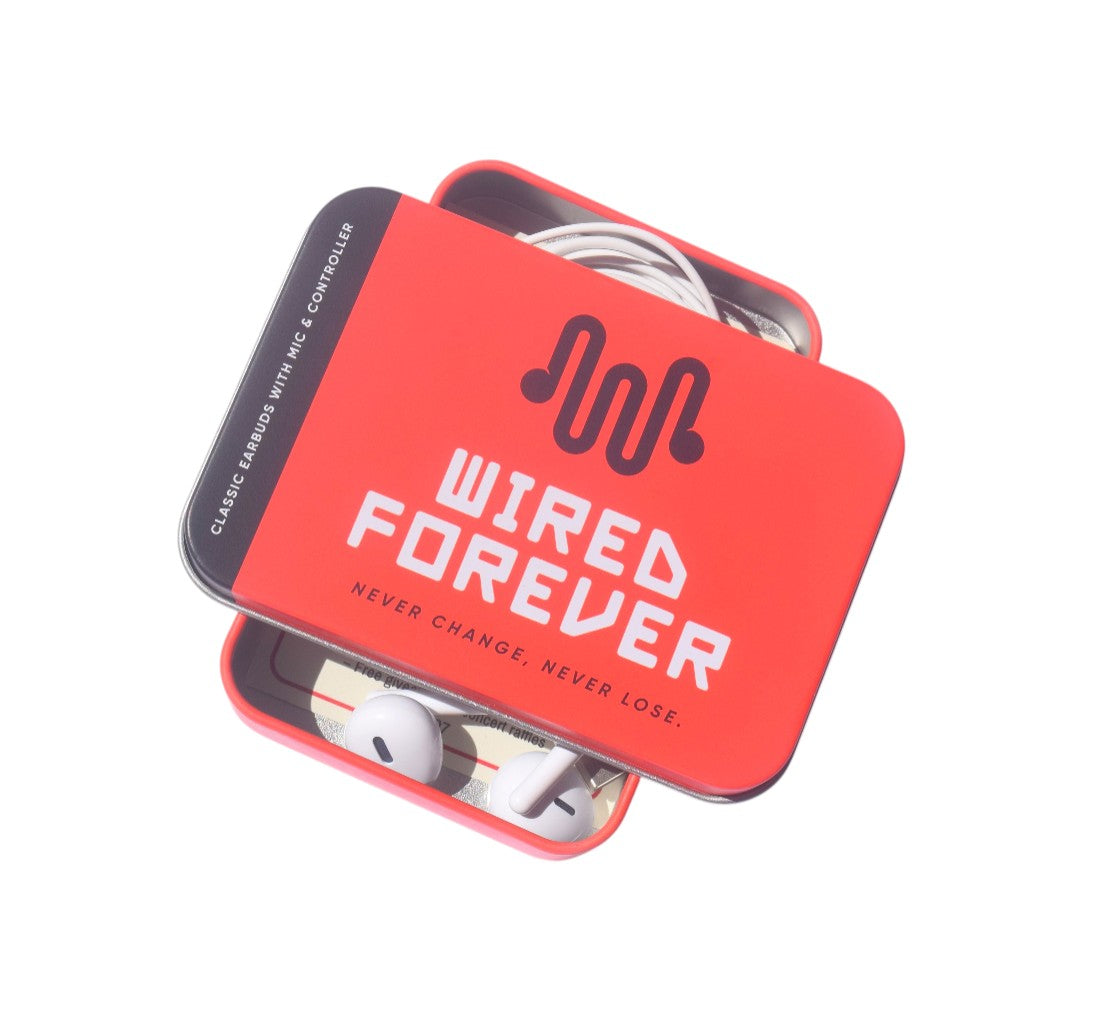 WiredForever – Classic Earbuds with USB C Connector (Compatible with Android & New iPhones 15, 15 Plus, 15 Pro, 15 Pro Max, 16 Series & 16e)