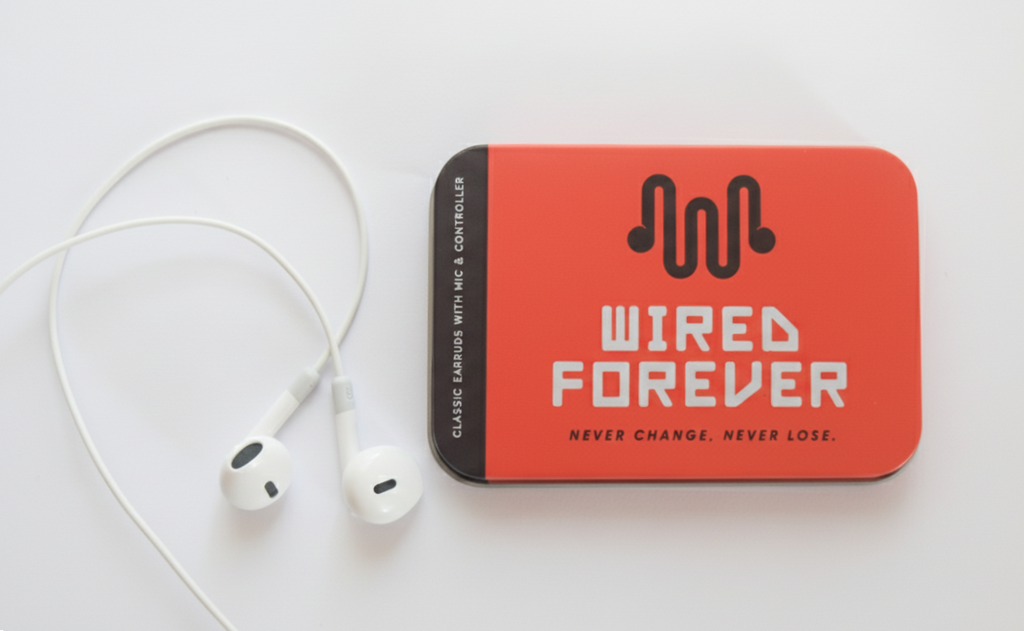 WiredForever – Classic Earbuds with USB C Connector (Compatible with Android & New iPhones 15, 15 Plus, 15 Pro, 15 Pro Max, 16 Series & 16e)